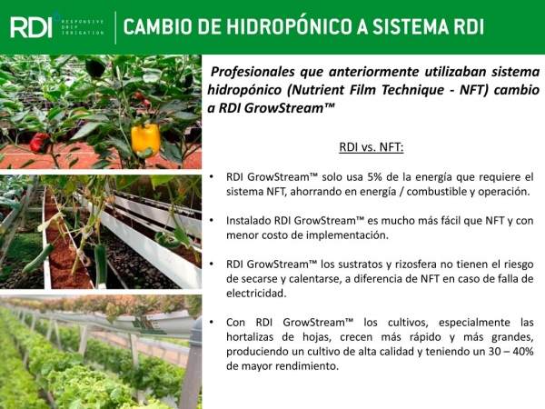 Sistema de Riego y Fertiirrigación RDI GrowStream